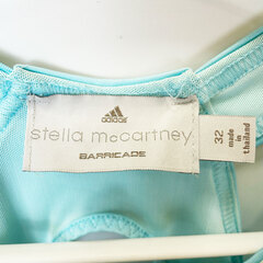 アディダス ステラマッカートニー ワンピース 32 ブルー/グリーン レディース テニスウェアの画像