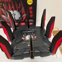 【使用期間ごく僅か】TP-Link Wi-Fi6 ルーター Archer AX11000 トライバンド ゲーミング 無線LAN 10Gbps USB対応の画像