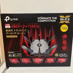 【使用期間ごく僅か】TP-Link Wi-Fi6 ルーター Archer AX11000 トライバンド ゲーミング 無線LAN 10Gbps USB対応の画像