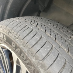 タント　カスタム　RS 純正　ホイール　165 55 15 タイヤ　アルミ　4本セットの画像