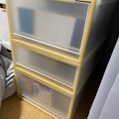 無印良品　ポリプロピレン衣装ケース（計5個）の画像