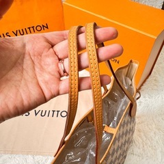 ルイヴィトン　ネヴァーフル  MM ダミエ アズール トートバッグの画像