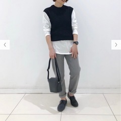 【訳あり】ユニクロ UNIQLO U ニット ベスト Sの画像