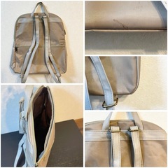 ブランド　ラバガジェリー★リュック　グレージュ　ゴールドがシックな大人リュック　の画像