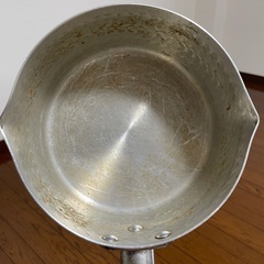 雪平鍋　片手鍋　アルミ製　ガス火用　中古の画像