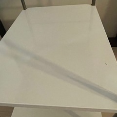 現地お引渡し / ブルーノ 4段マルチワゴン キャスター付　アイボリー×アンティークゴールドの画像