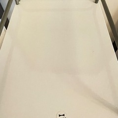 現地お引渡し / ブルーノ 4段マルチワゴン キャスター付　アイボリー×アンティークゴールドの画像