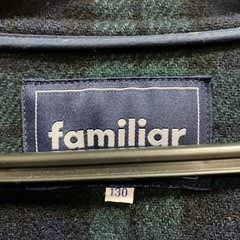 familiar製コート 130cmの画像