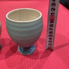 グラス２点（陶器）の画像