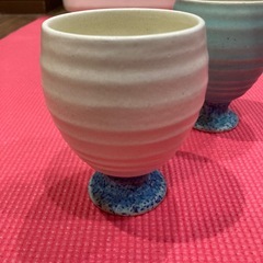 グラス２点（陶器）の画像