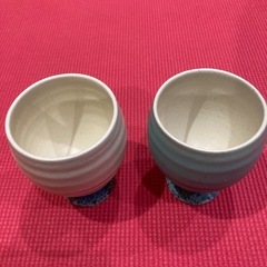 グラス２点（陶器）の画像