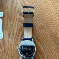 コーチCOACH W1582NAV 腕時計 ネイビー　数回のみの使用の画像