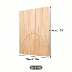 木製壁掛け折りたたみテーブルの画像