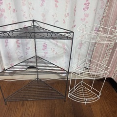 収納ラック 5点セット（ワゴン・スチール棚・コーナーラックなどまとめ売り）の画像