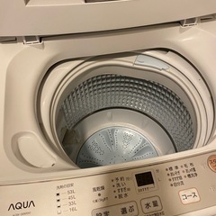 AQUA洗濯機　6.0kg（2022年製）の画像