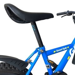 【補助輪つき】GALE 青 キッズバイク 前カゴ付き ライト 付き 16インチの画像