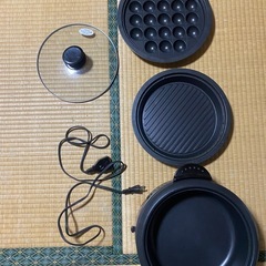 3種類の電気鍋の画像