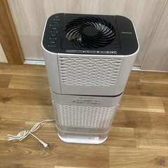 アイリスオーヤマサーキュレーター衣類乾燥除湿機 デシカント式 13畳 5L 静音 1台3役 IJDI50 ホワイト/天面ブラックの画像