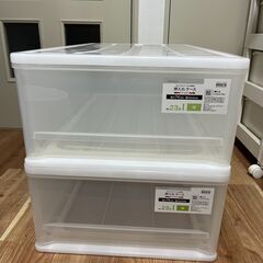 引取限定 2個セット ニトリ 押入れケース セレスFD 中深型 M 高さ23cmの画像
