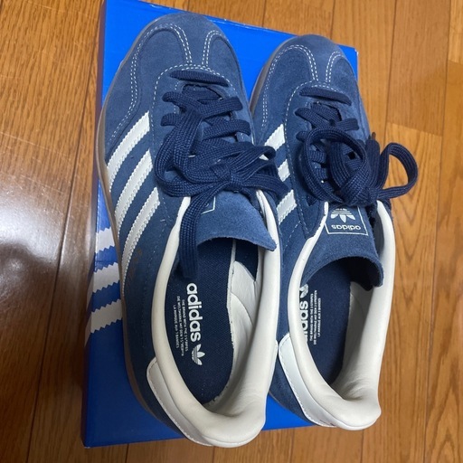 adidas ガゼル インドア gazelle indoorネイビー23cm