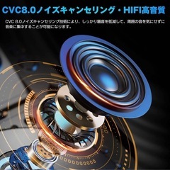 Bluetooth ワイヤレスイヤホン ネックバンド型 首掛け Hi-Fi音質 Bluetooth ネックバンド 自動ペアリング ハンズフリー通話 IPX7防水の画像