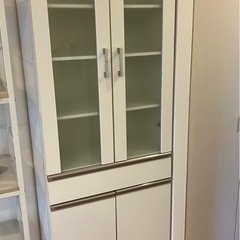 ニトリ 食器棚(フォルムN SK1860 WH)　の画像