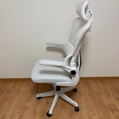 姿勢矯正用メッシュチェア ホワイト‼️最終値下げ‼️の画像