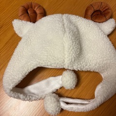 ひつじのもこもこ帽子の画像
