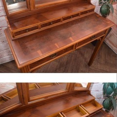 三面鏡ドレッサー　の画像