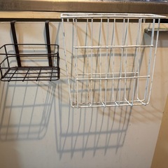 収納ラック 5点セット（ワゴン・スチール棚・コーナーラックなどまとめ売り）の画像