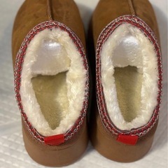 新品　ムートン風ショートブーツ　24cmの画像