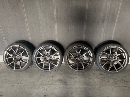 RAYS gramLIGHTS 57FXZ 19インチ 5H112 タイヤ付き