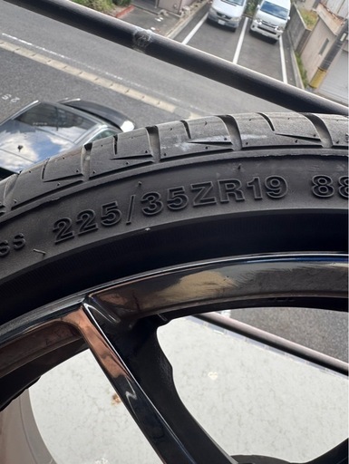 RAYS gramLIGHTS 57FXZ 19インチ 5H112 タイヤ付き