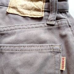 BOBSONボブソン 210 Jeans ワイドパンツ グレーベージュ サイズMの画像