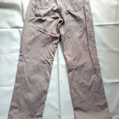 BOBSONボブソン 210 Jeans ワイドパンツ グレーベージュ サイズMの画像