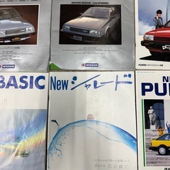 【旧車カタログ】6冊 NISSAN SUNNY B11 MARCH PULSARの画像
