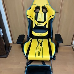 ゲーミングチェア　ドウィンクス製　イエローの画像