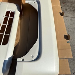 ダイハツ タント L375S パールホワイト フロント・リアバンパー セット の画像