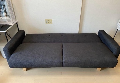 【定価6万】最終値引き！BASARAII   3人掛けソファベッド