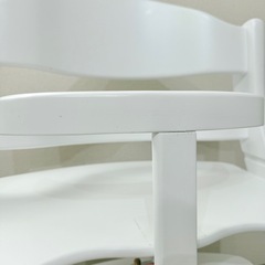 【京都市★テーブルほぼ未使用】大和屋 すくすくチェア/ベビーハイチェア/ホワイトの画像