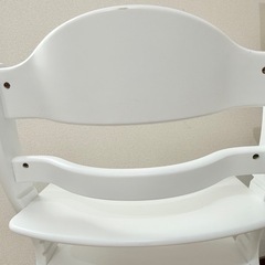 【京都市★テーブルほぼ未使用】大和屋 すくすくチェア/ベビーハイチェア/ホワイトの画像