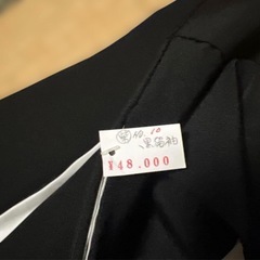 黒留袖 鳳凰と花のデザインの画像