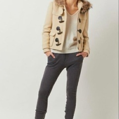 ドロシーズ DRWCYS ダッフルコート　アイボリーの画像