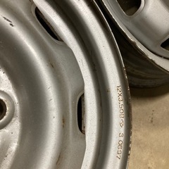 鉄チンホイール　12インチ　3.50B 4本セット　中古　の画像
