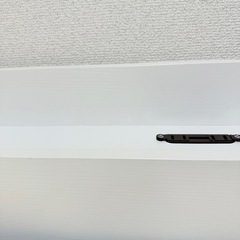 【京都市★美品】SDコンセント付ベットフレーム/ホワイト/セミダブルの画像