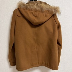 ダッフルコート　フード付きの画像