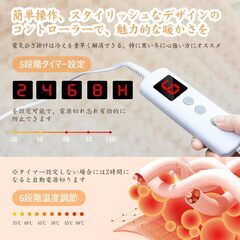 電気毛布 掛け敷き兼用 170*130cm 電気ひざ掛け 電気ブランケット ふかふか ソファ ブランケット 6段階温度調整 5つタイマー機能 敷きかけ兼用 3分速暖 ふわふわ 肩掛け 膝掛け ヒーターブランケット シングル コントローラ付きダの画像