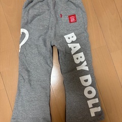 BABYDOLL バイカラーフレアデニム 110 の画像