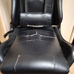 Gtracing ゲーミングチェア ブラックの画像
