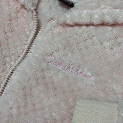 もこもこリボンフード付きパーカー 120の画像